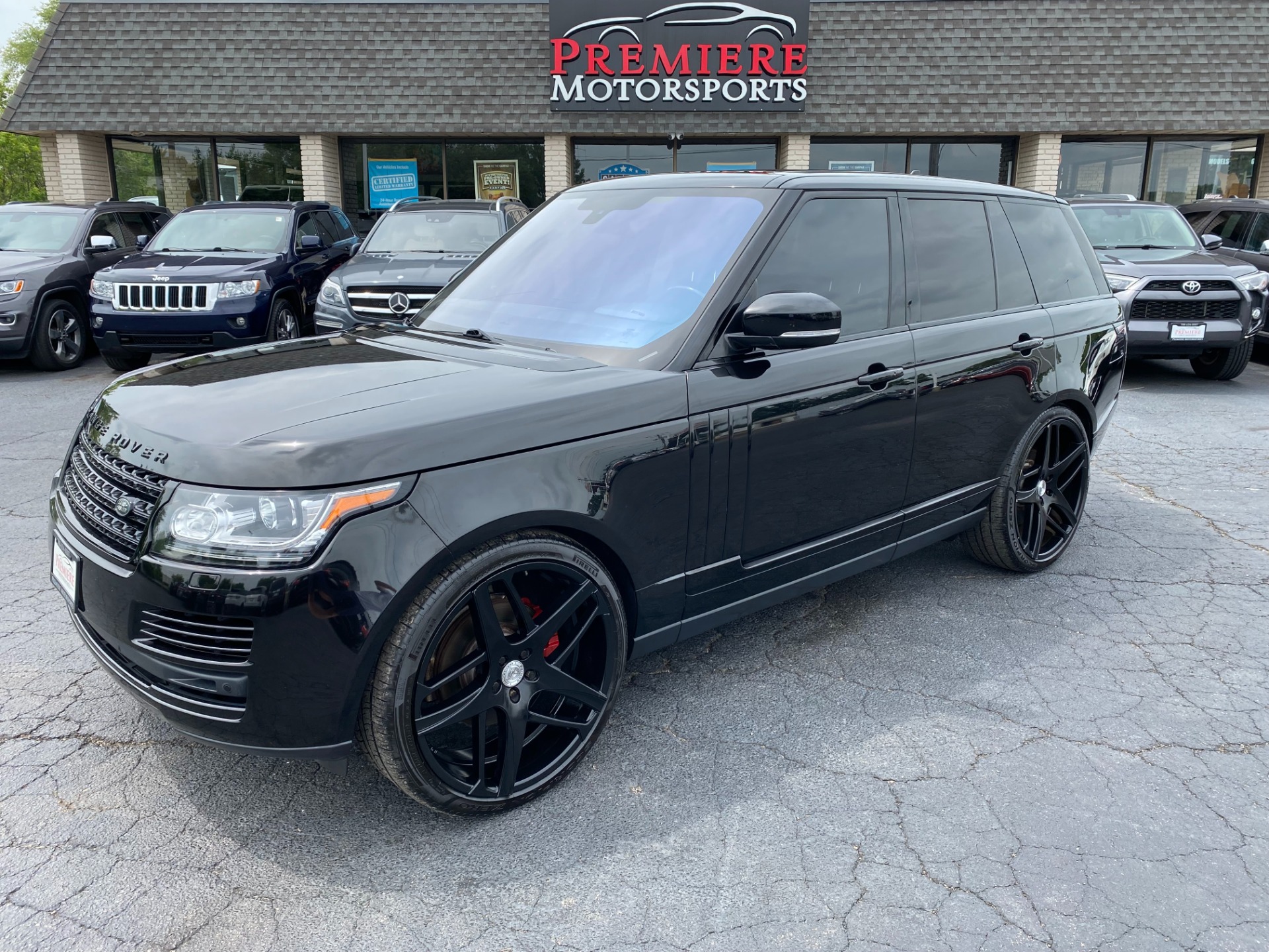 Used 2016 Land Rover Range Rover Black HSE Td6 W/ 24 inch Wheels For Sale (Sold) | Premiere Motorsports Stock #PM4794