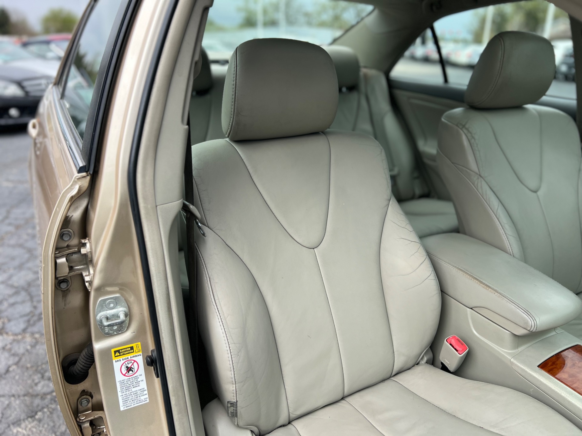 Bottom Leather Seat Cover For 2007-2011 Toyota Camry – Driver Or Passenger Side – Gray