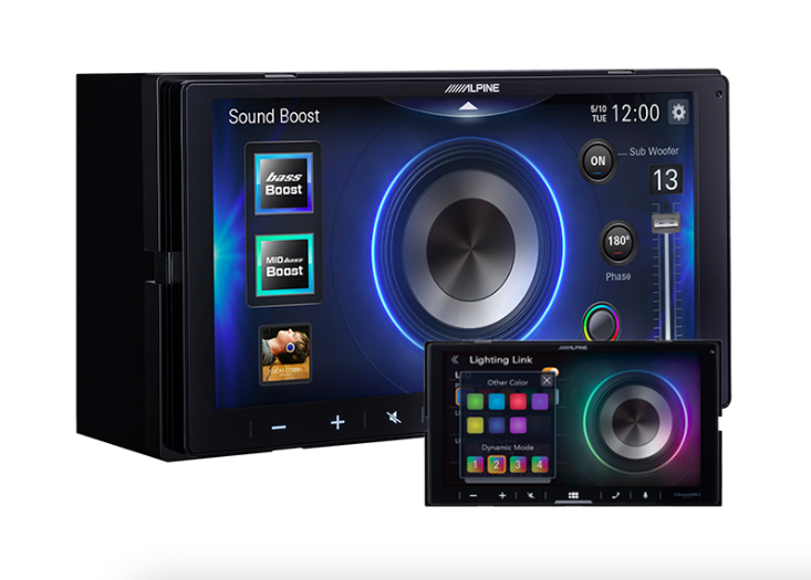 Alpine Halo receivers and displays