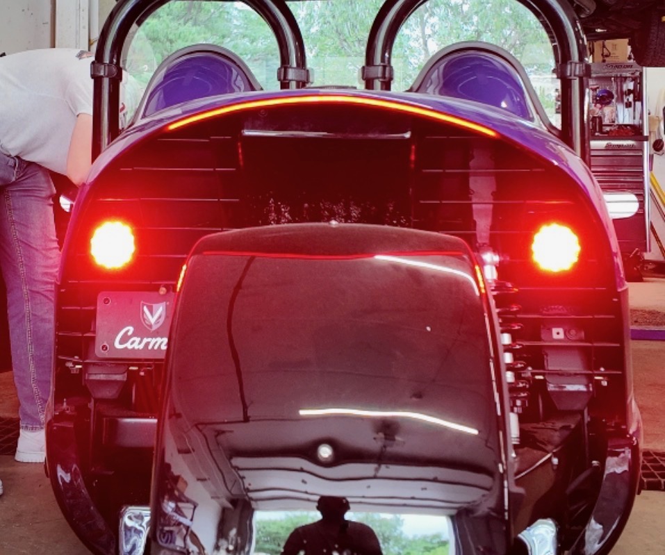 High-output LED brake light conversion on a Vanderhall
