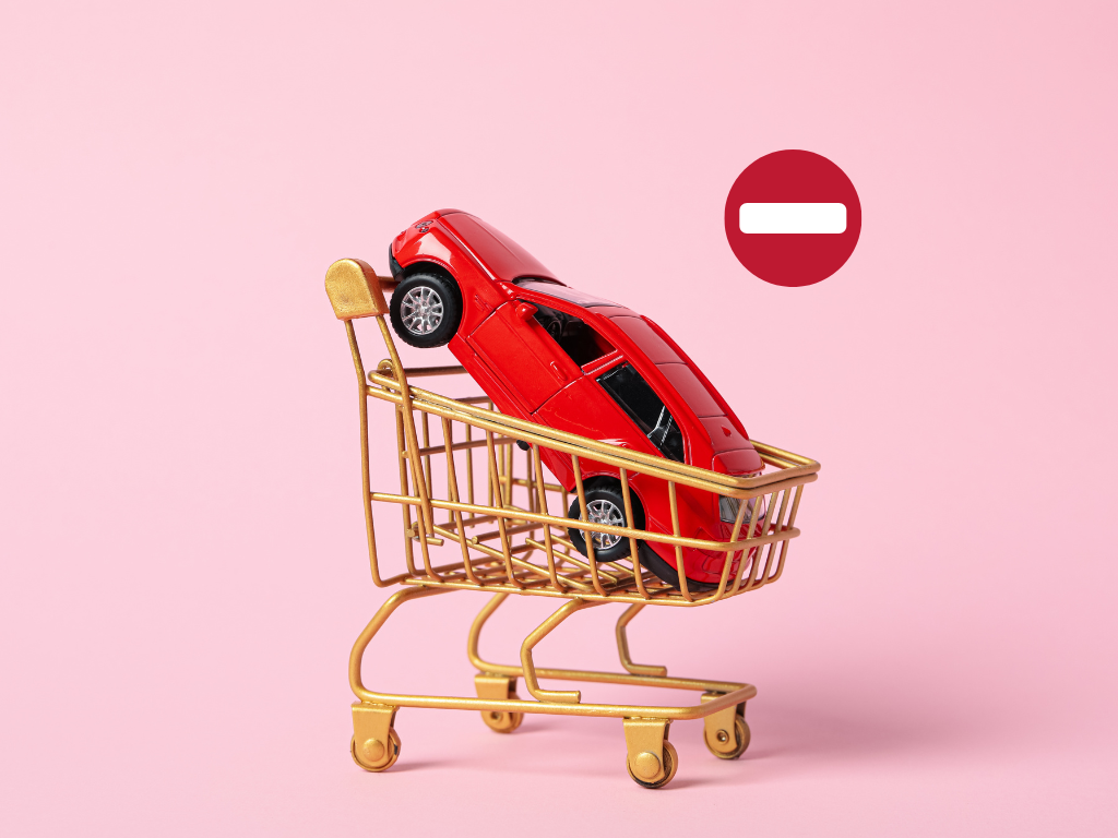 How Not to Buy a Used Car - In a shopping cart