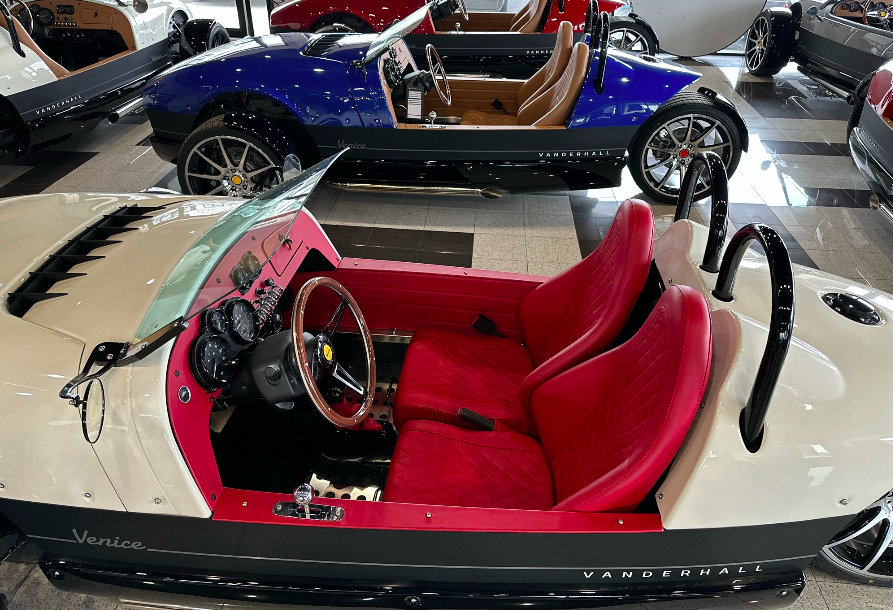 Vanderhall in Showroom