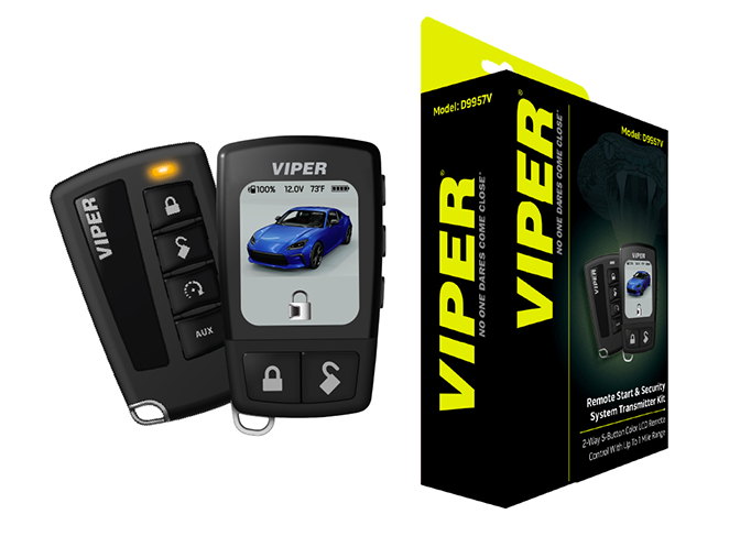 Viper D9957V 2-way color LCD remote start system